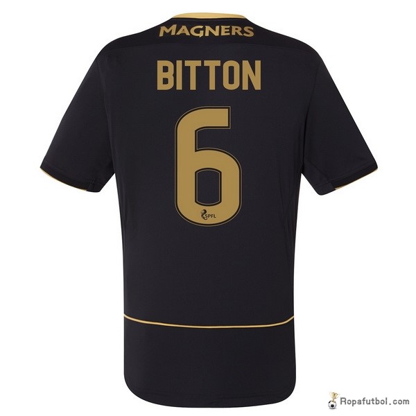 Camiseta Celtic Replica Segunda Ropa Bitton 2016/17 Negro